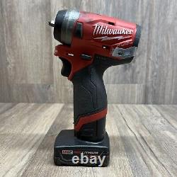 Milwaukee 1/4 Dr. M12 Cordless Impact Wrench 2552-20 With XC 3.0 Battery