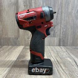 Milwaukee 1/4 Dr. M12 Cordless Impact Wrench 2552-20 With XC 3.0 Battery