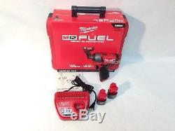 Milwaukee 2452-22 New M12 FUEL 12V Cordless Li-Ion 1/4 in. Impact Wrench Kit