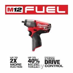 Milwaukee 2454-20 M12 FUEL 3/8-Inch Cordless Brushless Impact Wrench Tool Only
