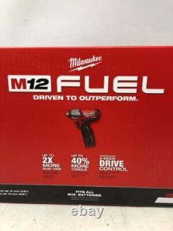Milwaukee 2454-22 Cordless 3/8 Impact Wrench Kit 12V 2.0Ah