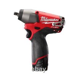 Milwaukee 2454-22 M12 FUEL 3/8 Cordless Impact Wrench Kit with Carrying Case