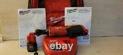 Milwaukee 2457-21 M12 3/8 Cordless Lithium Ratchet with 1.5 Ah Battery & Charger