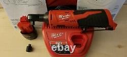 Milwaukee 2457-21 M12 3/8 Cordless Lithium Ratchet with 1.5 Ah Battery & Charger
