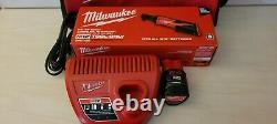 Milwaukee 2457-21 M12 Cordless M12 Lithium-Ion Ratchet with 2.0 Ah Battery