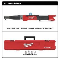 Milwaukee 2465-20 M12 FUEL Cordless 3/8 in. Digital Torque Wrench (Tool Only)