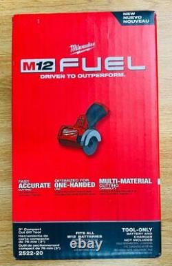 Milwaukee 2522-20 M12 Fuel 3 Cut Off Saw -Tool Only (New In Box)