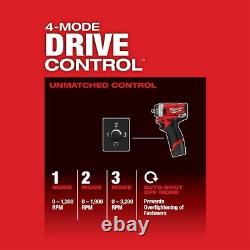 Milwaukee 2552-20 12V M12 FUEL 1/4-in. Cordless Stubby Impact Wrench (Bare Tool)