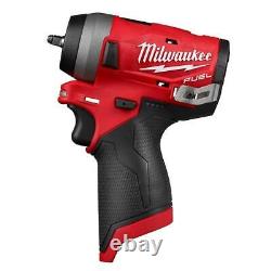 Milwaukee 2552-20 M12 Fuel Cordless Stubby Impact Wrench (Bare Tool Only) 1/4