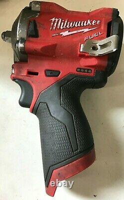 Milwaukee 2554-20 M12 FUEL Li-Ion 3/8 in. Stubby Impact Wrench, V. G