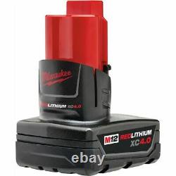 Milwaukee 2555-20 M12 FUEL Stubby Cordless 1/2 Impact Wrench 48-11-2440 Battery