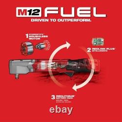 Milwaukee 2564-20 M12 FUEL 3/8 Right Angle Impact Wrench withFriction Ring