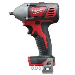 Milwaukee 2658-20 M18 18V 3/8-Inch Impact Wrench with Belt Clip Bare Tool