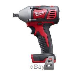Milwaukee 2659-20 M18 Cordless Li-Ion 1/2 Impact Wrench with Pin Detent