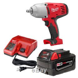 Milwaukee 2662-21 M18 1/2 High-Torque Impact Wrench with Pin Detent Kit