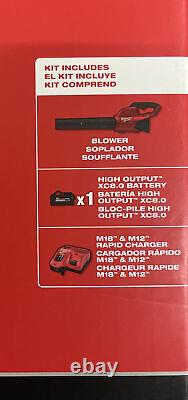 Milwaukee 2724-21HD M18 FUEL Li-Ion Brushless Cordless Handheld Blower Kit NEW