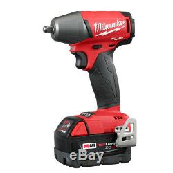 Milwaukee 2754-22 M18 FUEL Cordless 3/8 Impact Wrench withFriction Ring Kit
