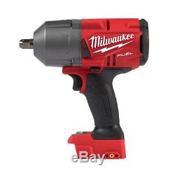 Milwaukee 2766-20 M18 FUEL 1/2 High Torque Impact Wrench withPin Detent