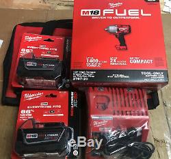 Milwaukee 2767-22 18V Impact Wrench Friction Ring, 2 Batteries, Charger and Bag