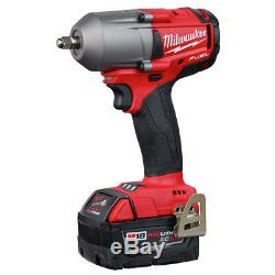 Milwaukee 2852-22 M18 FUEL 3/8 in. Impact Wrench with Friction Ring 5.0 Kit New