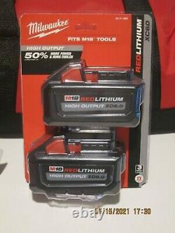 Milwaukee 2860-22-SPECIAL UPGRADE 18V Impact Wrench 2X 6Ah Batt, Charger & Bag FS