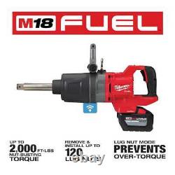Milwaukee 2869-22HD M18 FUEL Cordless 1 in Extended D-Handle Impact Wrench Kit