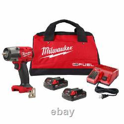 Milwaukee 2960-22CT M18 FUEL 18V 3/8 Cordless Mid Impact Wrench CP2.0 Kit