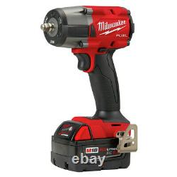 Milwaukee 2960-22 M18 FUEL Li-Ion BL 3/8 in. Impact Wrench Kit (5 Ah) New
