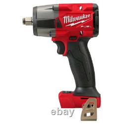 Milwaukee 2962-20 M18 FUEL 18V 1/2 Cordless Mid-Torque Impact Wrench -Bare Tool