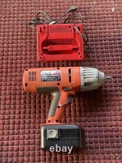 Milwaukee 9079-20 Red 18-V, 1/2 HD Drive Cordless Impact Wrench/Battery/Charger