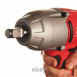 Milwaukee HD18HIWF-402C 18v 1/2 Impact Wrench Friction Ring 2 4Ah Batteries Case