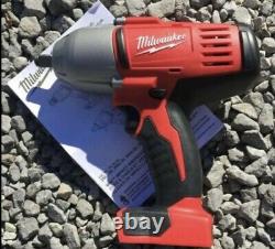 Milwaukee High Torque Impact Wrench 1/2 Battery, Charger, Bag M18 2663-20