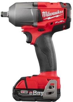 Milwaukee Impact Wrench 1/2 in Brushless Cordless M18 FUEL 18 Volt Lithium Ion