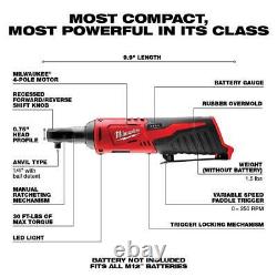 Milwaukee M12 12-Volt Lithium-Ion Cordless 1/4 in. Ratchet (Tool-Only)