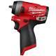 Milwaukee M12 2552-20 M12 FUEL 12V 1/4-Inch Stubby Impact Wrench Bare Tool