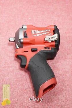 Milwaukee M12 FUEL 12V Brushless Cordless Stubby 3/8 Impact Wrench (Tool Only)