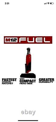 Milwaukee M12 FUEL 3/8 High Speed Ratchet 12V Cordless Brushless NEW 2567-20
