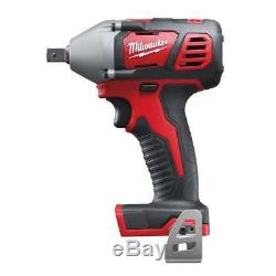 Milwaukee M18BIW12-0 18v 1/2 Impact Wrench Cordless Body Only In Carry Case
