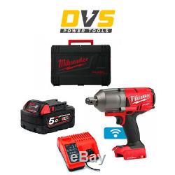 Milwaukee M18ONEFHIWF34-0 18v 3/4in One-Key Fuel High Torque Impact Wrench 5Ah