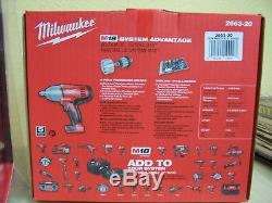 Milwaukee M18 18-Volt Cordless 1/2 in. Impact Wrench Starter Kit NEW 2663-20