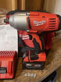 Milwaukee M18 2663-20 1/2 High Torque Impact Wrench 3.0 Battery Charger Set New