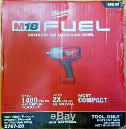 Milwaukee M18 Brushless Cordless 1/2 in. Impact Wrench Fastener 2767-20 NEW