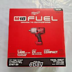 Milwaukee M18 FUEL 2767-20 1/2 Impact Wrench + 48-11-1850 Battery + Charger 18V