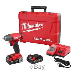 Milwaukee M18 FUEL 2.0 Ah Li-Ion 3/8 in. Impact Wrench with FR CP 2754-22CT New