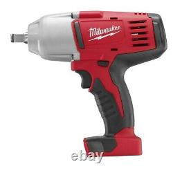 Milwaukee MLW266320 M18 Cordless 1/2 in High Torque Impact Wrench withFriction Ri