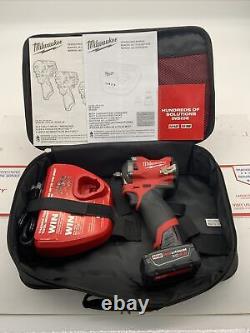 Milwaukee Tools 2554-22 M12 FUEL Stubby 3/8 Cordless Impact Wrench Kit