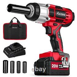 NEW Avid Power Cordless Impact Wrench, 1/2 Impact Gun with Max Torque 330 ft lbs