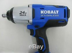 NEW Kobalt 24V Max 1/2 Drive Brushless Cordless Impact Wrench KIW 5024B-03