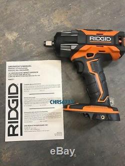 NEW RIDGID R86011B 18v 1/2 Cordless Impact Wrench Brushless Gen5x Tool Only