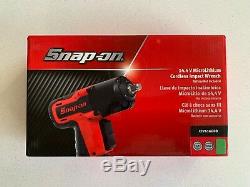 NEW Snap On 14.4V 3/8 Green MicroLithium Cordless Impact Wrench CT761AGDB